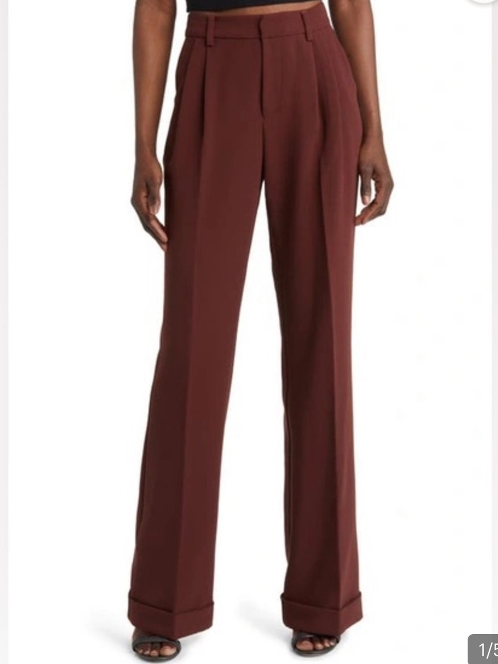 PAIGE Women’s Dress Pants in Burgundy